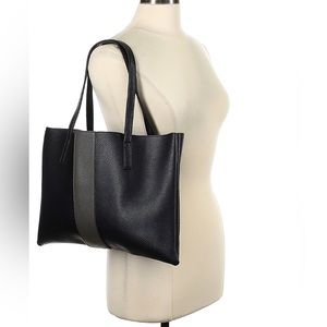 Vince Camuto Pebbled Leather Bag with Duster